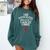 I Like Horror Movies And Maybe 3 People Introvert Comfort Colors Sweatshirt Blue Spruce