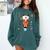 Horse Nurse RN ER Nursing School Graduation Comfort Colors Sweatshirt Blue Spruce