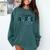 Hospice Nurse Doctor Graduation Medical Nursing RN Comfort Colors Sweatshirt Blue Spruce