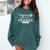 Now Hotter By One Degree 2021 College Graduation Comfort Colors Sweatshirt Blue Spruce