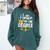 Hotter By One Degree Graduation 2025 Comfort Colors Sweatshirt Blue Spruce