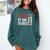 Hotter By One Degree Phd MBA College Graduation Comfort Colors Sweatshirt Blue Spruce
