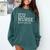 ICU Nurse 2018 Graduation Nurse RN Comfort Colors Sweatshirt Blue Spruce