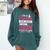 I'm A Dance Senior Mom 2026 Of Course I'm Crying Graduation Comfort Colors Sweatshirt Blue Spruce