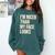 I'm Nicer Than My Face Looks Introverted Introverts Comfort Colors Sweatshirt Blue Spruce