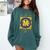 Intersex Emo Introvert Pride Trendy Mystic Teen Goth Style Comfort Colors Sweatshirt Blue Spruce