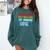 Introvert Aircraft Spotting Lovers Men & Women Comfort Colors Sweatshirt Blue Spruce
