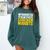 Introvert Antisocial Chicken Nugget Lover Foodie Comfort Colors Sweatshirt Blue Spruce