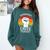 Introvert Antisocial Men Women Kids Boys Girls Comfort Colors Sweatshirt Blue Spruce
