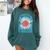 Introvert Cute Anti-Social Shy Person Inner Strength Comfort Colors Sweatshirt Blue Spruce
