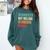 Introvert Cute Horse Lover Horse Riding Equestrian Comfort Colors Sweatshirt Blue Spruce