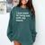 Introvert Lizard Owner Comfort Colors Sweatshirt Blue Spruce