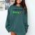 Introvert Low Battery My Connection Compass Comfort Colors Sweatshirt Blue Spruce Introvert Low Battery My Connection Compass Comfort Colors Sweatshirt Blue Spruce