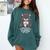 Introvert Panther And Coffee Lovers Comfort Colors Sweatshirt Blue Spruce