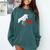 Introvert People Spray Comfort Colors Sweatshirt Blue Spruce