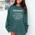 Introvert Comfort Colors Sweatshirt Blue Spruce