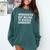 Introverted But Cardistry Magician Introvert Cardist Premium Comfort Colors Sweatshirt Blue Spruce