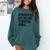 Introverted Tennis Player Tennis Introvert Comfort Colors Sweatshirt Blue Spruce