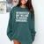 Introverted But Willing To Discuss Dinosaurs Introvert Comfort Colors Sweatshirt Blue Spruce