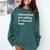 Introverted But Willing To Discuss Luge Introverts Comfort Colors Sweatshirt Blue Spruce