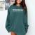 Introverted But Willing To Discuss Plants Comfort Colors Sweatshirt Blue Spruce