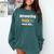 Introverting Please Wait Humor Sarcastic Geek Gamer Jokes Comfort Colors Sweatshirt Blue Spruce
