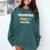 Introverting Please Wait Humor Sarcastic Geek Gamer Jokes Comfort Colors Sweatshirt Blue Spruce