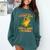 Introverts Thats What Im Doing Just Pretends Comfort Colors Sweatshirt Blue Spruce