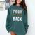 I’VE GOT MY OWN BACK INTROVERT Words On Back Comfort Colors Sweatshirt Blue Spruce I’VE GOT MY OWN BACK INTROVERT Words On Back Comfort Colors Sweatshirt Blue Spruce
