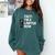 JD ESQ Law Graduate Fact I’m a Lawyer Now Graduation Comfort Colors Sweatshirt Blue Spruce