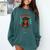 Juris Doctor Beauty Brains Juris Doctorate Graduation Comfort Colors Sweatshirt Blue Spruce