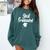 Just Graduated With A Graduation Cap Comfort Colors Sweatshirt Blue Spruce