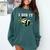 I Did It Kawaii Panda With Graduation Cap Diploma Comfort Colors Sweatshirt Blue Spruce