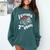 Kids I Crushed 2nd Grade Monster Truck School Graduation Comfort Colors Sweatshirt Blue Spruce