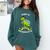 Kids Dinosaur Pre-K Graduation TShirt Kids Preschool Graduation Comfort Colors Sweatshirt Blue Spruce