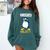 Kids Kindergarten Dabbing Penguin Nailed It Graduation Class 2021 Comfort Colors Sweatshirt Blue Spruce