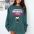 Kids Kindergarten Graduate 2018 Graduation Girls Comfort Colors Sweatshirt Blue Spruce
