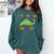 Kids Kindergarten Graduate Dinosaur Kindergarten Graduation Comfort Colors Sweatshirt Blue Spruce