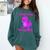 Kids Kindergarten Graduation Idea For Girls Dinosaur Comfort Colors Sweatshirt Blue Spruce