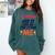 Kids My Mommy Did It Graduation Mom Graduate Comfort Colors Sweatshirt Blue Spruce