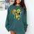 Kids Teens Graduation I Heart My Teachers I Love My Teachers Comfort Colors Sweatshirt Blue Spruce