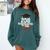 Kindergarten 2018 NAILED IT Graduation Graduate Comfort Colors Sweatshirt Blue Spruce