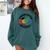 Kindergarten Graduation 2024 Graduate Last Day Of School Comfort Colors Sweatshirt Blue Spruce
