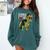 Kindergarten Grawrduate Dinosaur Graduation Cap Shirt Comfort Colors Sweatshirt Blue Spruce