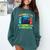 Kindergarten Level Complete Graduation Class 2025 Gamer Boys Comfort Colors Sweatshirt Blue Spruce