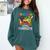 Kindergarten Level Complete Last Day Of School Graduation Comfort Colors Sweatshirt Blue Spruce