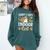 Kitty Pet Lover Introvert Person Cats Show Family Member Comfort Colors Sweatshirt Blue Spruce