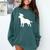 Labrador Retriever Graduation Dog Graduate For Men Women Kids Comfort Colors Sweatshirt Blue Spruce