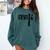 Lacrosse Senior Night Lacrosse Senior 2025 Graduation 29 Comfort Colors Sweatshirt Blue Spruce