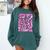 Last Day Of School Teacher Students School Graduation Groovy Comfort Colors Sweatshirt Blue Spruce